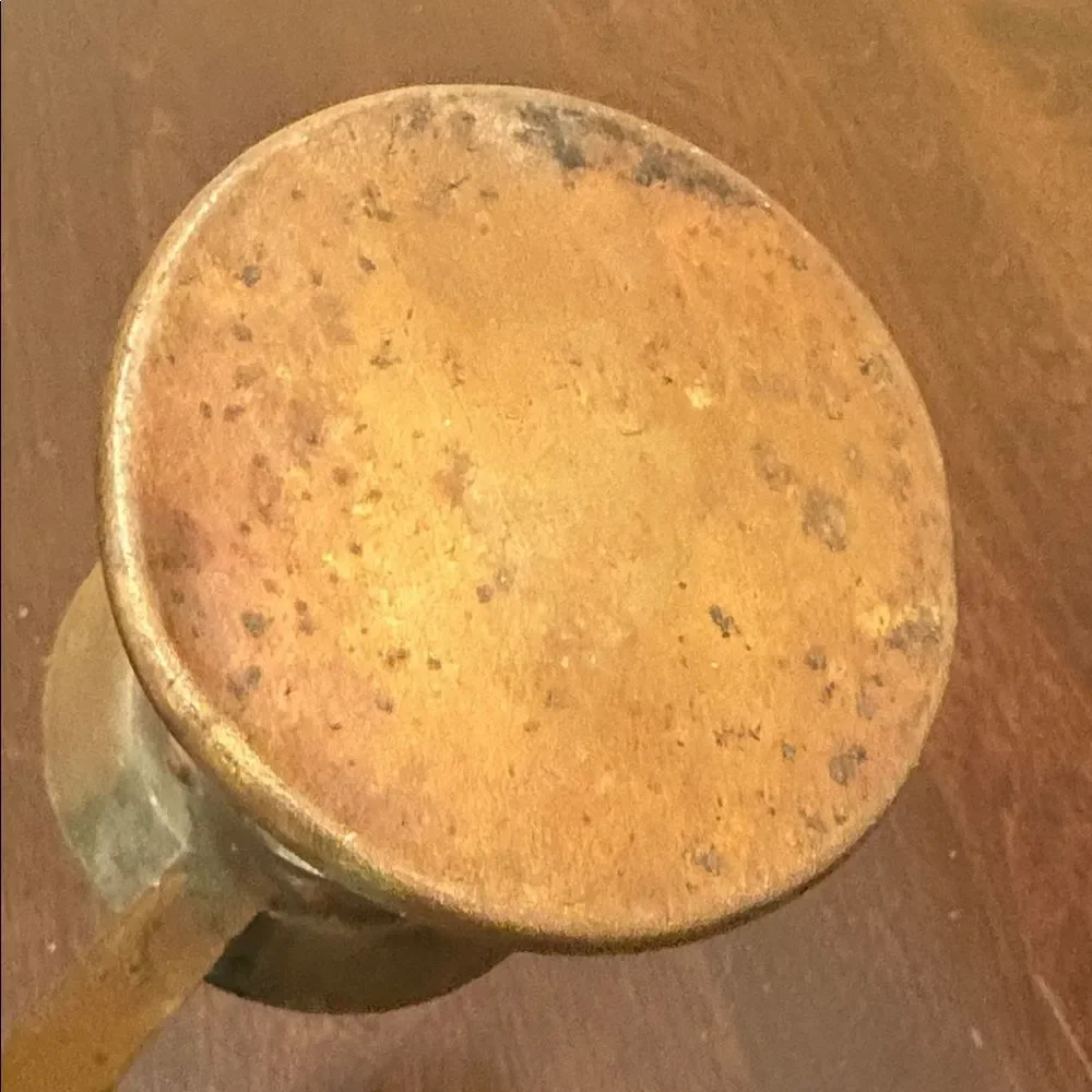 Vintage Brass Coffee Pot with Long Handle